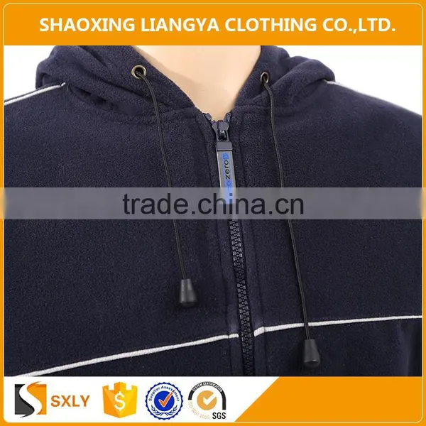 Custom Men's 100 Polyester Polar Fleece Outdoor Jacket photo-3