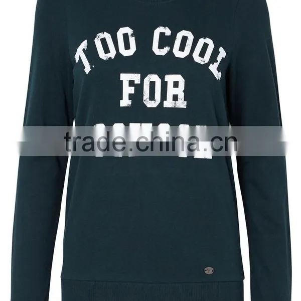 2016 Wensfashion Sweatshirt Shop Costume Women Leather Long Sleeved Pullover Sweatshirts photo-5