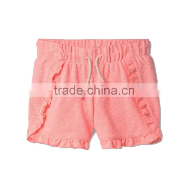 2017 Custom Girls Ruffle Shorts Wholesale Baby Clothes Girls Children's Clothes photo-3