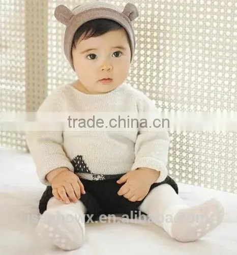 Cute Bear Designer Knit Cotton Baby Hat, Personalized Baby Hats photo-4