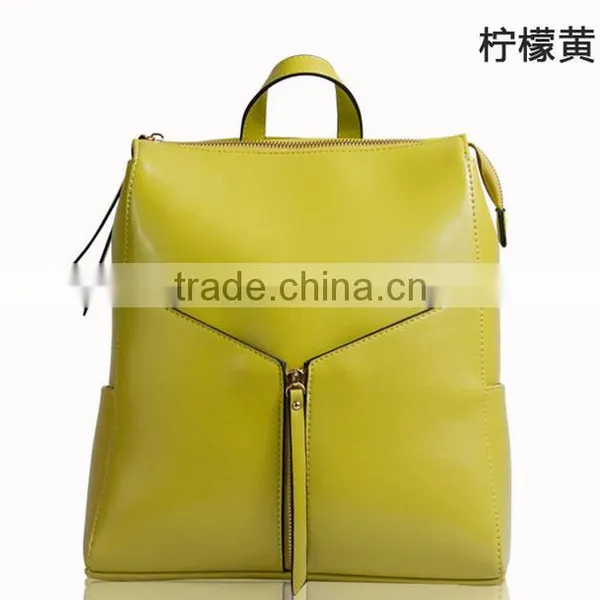 Outdoor Shoulder Bagpack/Women PU Leather Vintage Backpacks photo-2