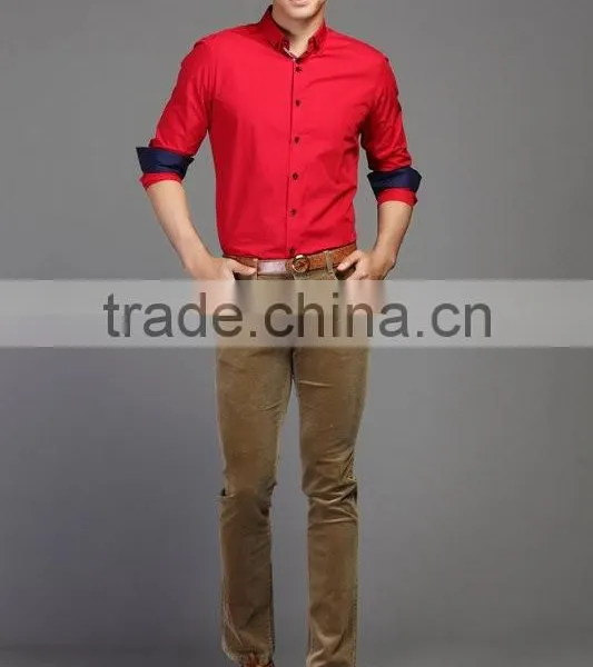 2015 Mens Fashion Dress Shirts,double Collar Stylish Dress Shirts photo-6