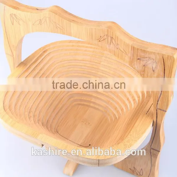 Wooden Creative Folding Fruit Basket in a Variety of Styles photo-2