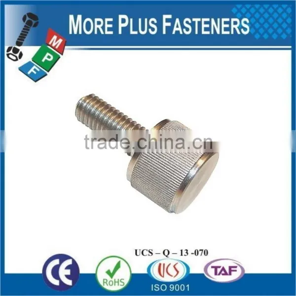 Made in Taiwan Custom Made Brass Material or Stainless Steel Material Knurled Thumb Screw photo-5