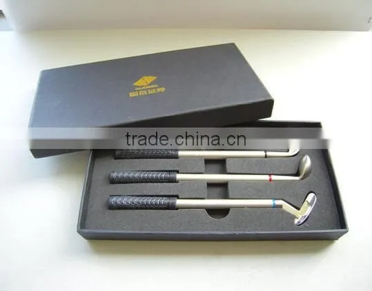 New Promotional Laser Logo High Quality Golf Simulation in Box Set Metal Ballpoint Pen photo-2
