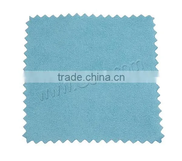 Hot Selling Blue Square Velveteen Custom Jewelry Polishing Cloth photo-2