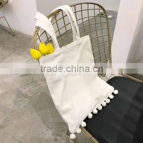Chinese Supplier Shopping Eco Recycled Canvas Rectangle Handbag Tote Bag photo-2