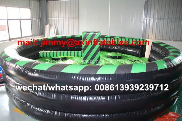 Adult Giant Outdoor Dia 8M Multi-play Inflatable Meltdown Wipeout Games For Sale photo-5