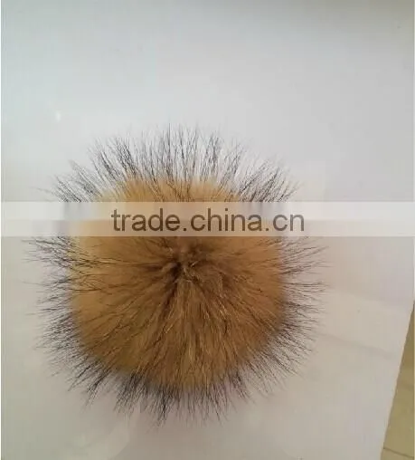 All Colors Real Raccoon Fur Ball Accessory/ Beanies Pompom