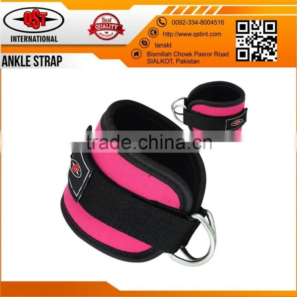 Weight Lifting Gym Ankle D Ring Pulley Attachment Leg Thigh Exercise photo-2