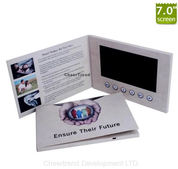 2017 Advanced Custom Light Sensor 7″ Game Video Brochure Card photo-5