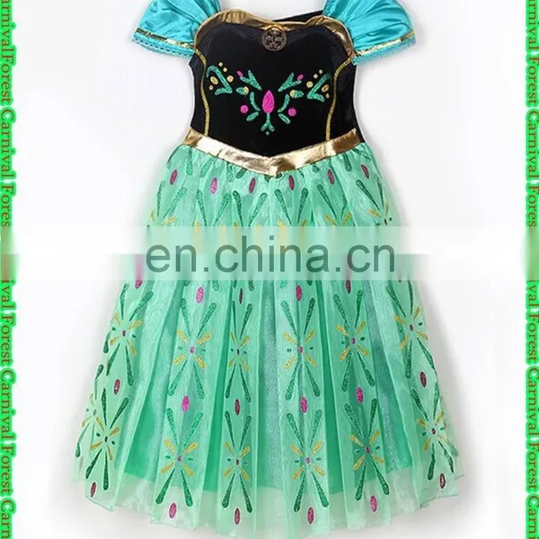 2016 Frozen Elsa Girl Party Dress , Frozen Elsa ANNA Dress 1904 photo-4