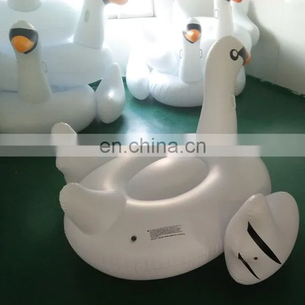 Custom Animal Water PVC Inflatable Floating Swan Toys For Swimming Pool photo-3