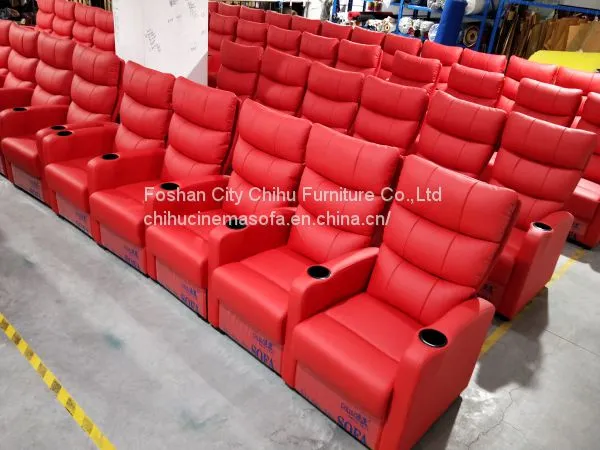 High End Cinema Sofa,leather Movie Theater Seats photo-3