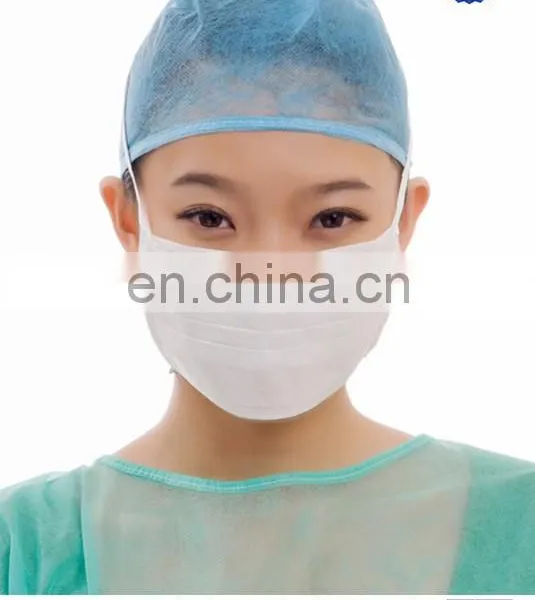 Hospital Nursing Anti Mers PP 2ply 3ply Mouth Mask With Tie-on photo-2