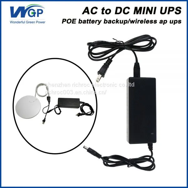 Portable ac 220V dc 24V Poe Ups Lithium Battery Backup Switching Power Supply With Ups Function