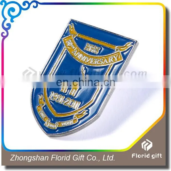 High Quality Cheap Shirt Collar Souvenir Stainless Steel Clothes Pins Badge photo-4