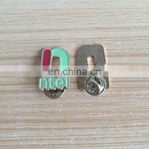 Custom Cut Out Logo Soft Enamel Metal Lapel Pin Badges photo-2