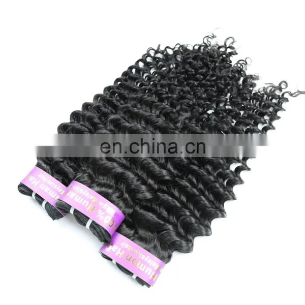 100% Brazilian Human Virgin Hair 9A Grade Hair Bundles in Deep Curly no Chemical Process Cuticle Aligned Hair photo-4
