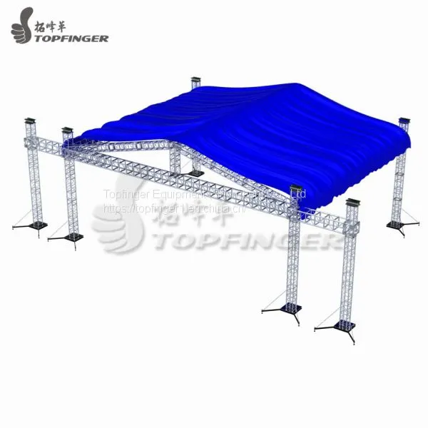 High Quality Aluminum Spigot Truss System Stage Lighting Truss Suppliers Truss Upright 220x220mmx2m photo-2