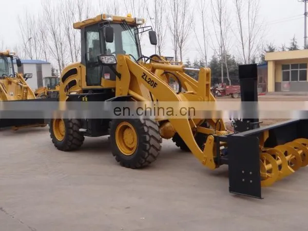 Factory Direct Supply Loader With Snow Plough , Snow Blower Wheel Loader photo-3