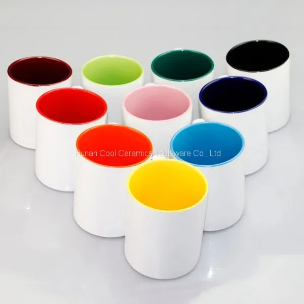 Good Quality Straight Side Full Printing 11 oz Cheap Ceramic Mug for Quick Delivery photo-2