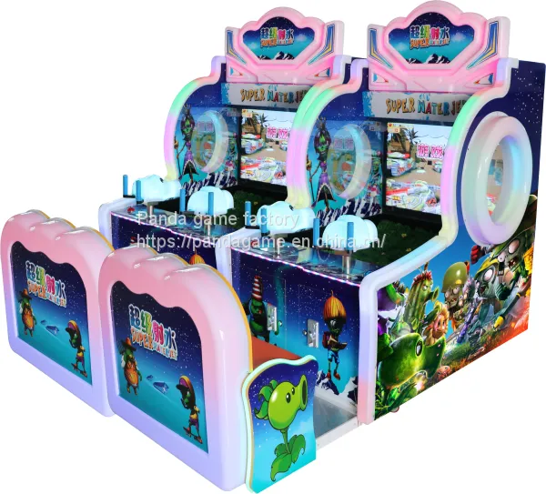 Coin Operated Water Gun Shooting Arcade Kids Games Machine photo-5