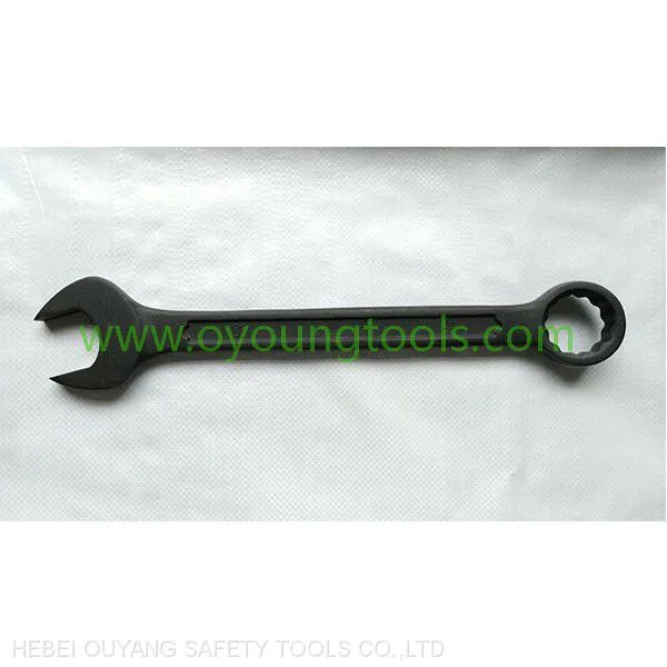40 CR-V Steel Combination Wrench Spanner 40CR-V Black Sand Finished Punch Forged