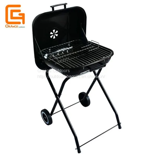 Trolley Portable Barbeque Charcoal Grills for Outdoor Use photo-2