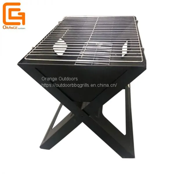 X Shape Grill Portable Foldable Charcoal Bbq Grills