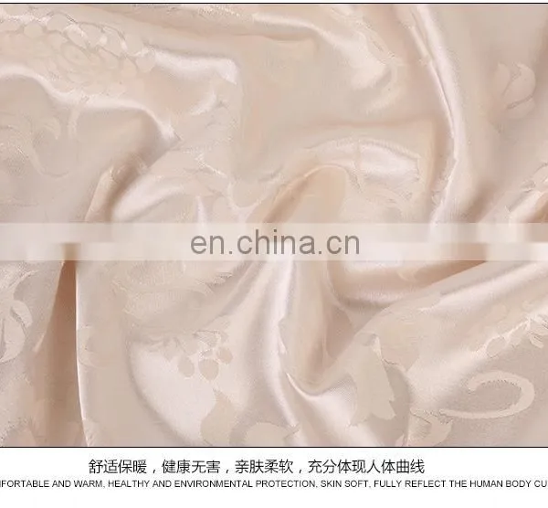 Plain Polyester Jacquard Satin Fabric Fashion photo-6