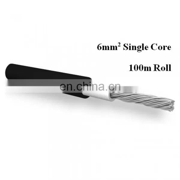 Pay Later PV Cable Solar Cable Single Core 6mm for Solar Power System photo-2
