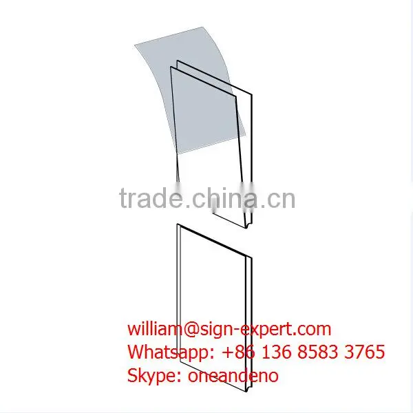 Wall Mounted Cable Wire Suspension Window Display Systems photo-3
