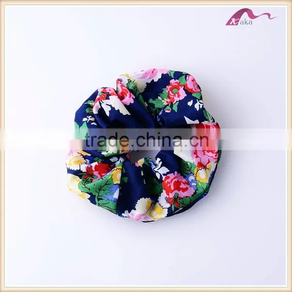 Japanese Kimono Fabric Flower Elastic Hair Bands Accessories Wholesale photo-3