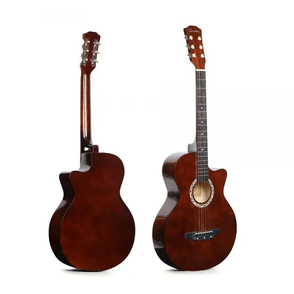 Cowboy38C Acoustic Guitar 38 Inch Factory Guitar Cheap Price for Guitar Beginners photo-2