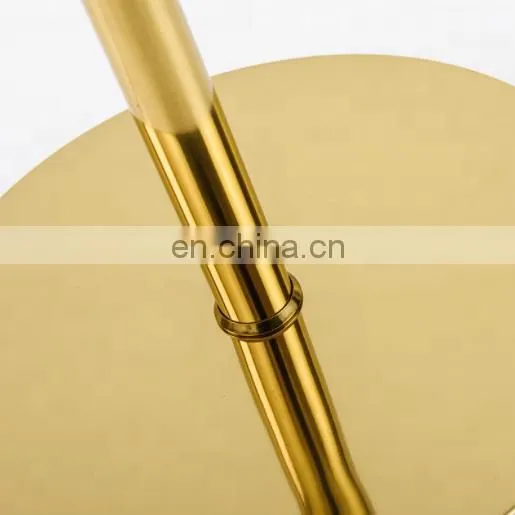 Nordic Simple Floor Lamps Designer Plated Gold Metal Living Room Bedroom Standing Lamp Lighting Fixture photo-4