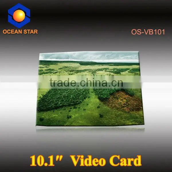 Top Quality Touch Screen Custom Special Advertising 10.1" Inch Video Card Popular Video Brochure Card