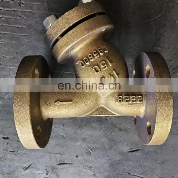 Y Type Strainer Manual Operation Mesh Copper B62 C95800 Body Materials Flange End photo-2