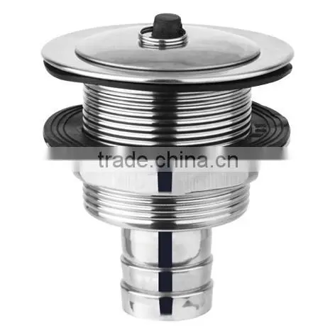 2015 Made in China Chaozhou Bathroom Accessories Stainless Steel Basin Drainer Sink Drainer Sanitary Ware ,50B