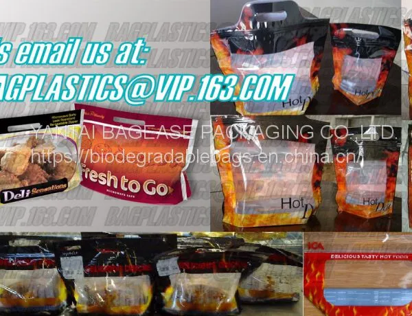 ROTISSERIE CHICKEN BAGS, MIRCOWAVE POUCH, HOT ROAST BAG, FRESH FRUIT VEGETABLE PACKAGING, CHERRY PAC photo-2