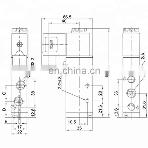SNS 4V Series Bistable 12 Volt 24vdc Solenoid Valve photo-5