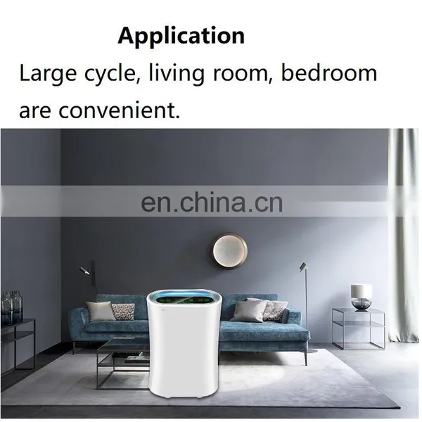Smoke Formaldehyde Removal Hepa Air Purifier Smart Touch Screen Panel Home Air Cleaner photo-4