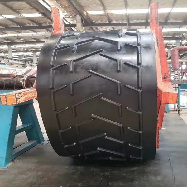 Polyester Abrasion Resistant V Pattern Conveyor Belt Ep Belt photo-2