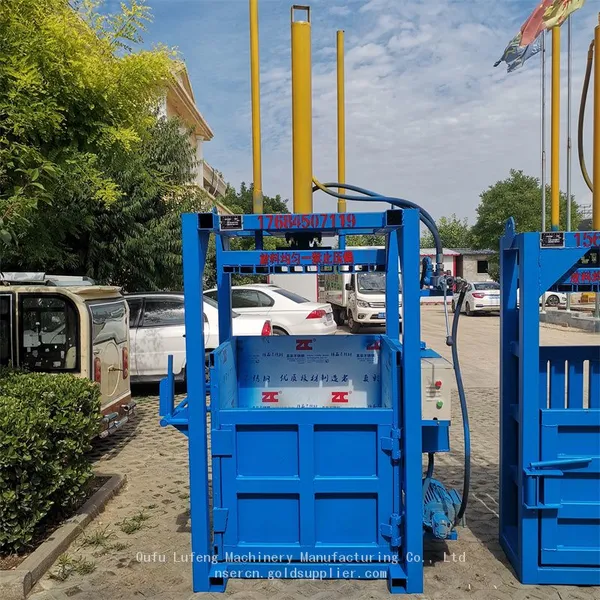 Waste Paper Compression Baling Press, Horizontal Baling Press for Beverage Bottles photo-2