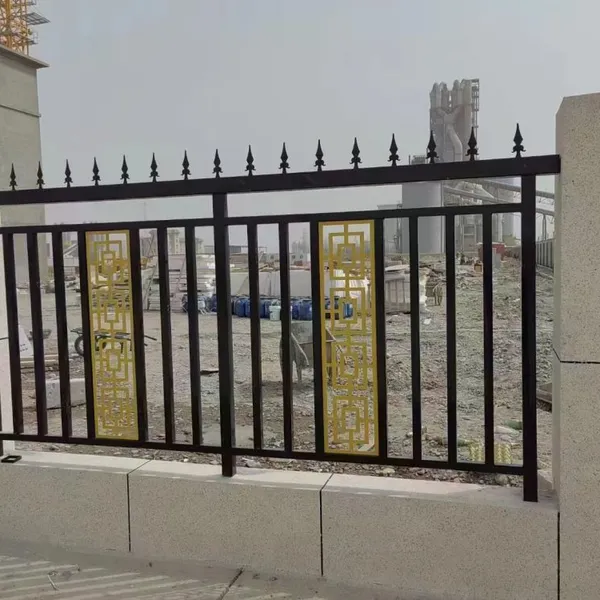 Palisade Antitheft Zinc Steel Fence - Temporary Security Panel for Farm and Pool photo-2