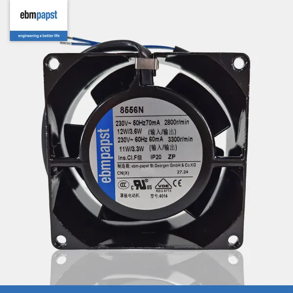 8556N Ebmpapst Fan Axial EBM-PAPST FAN Type:8556N EBM AC FAN 230V 80 x 80 x 38 mm photo-5