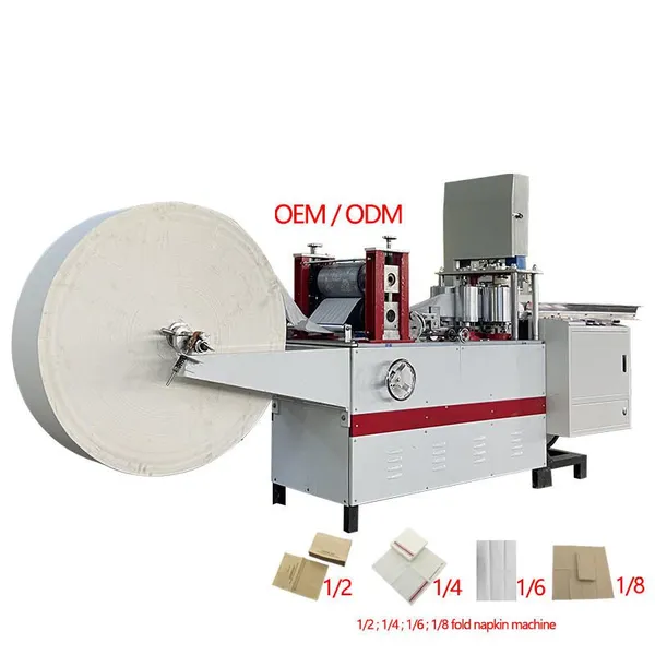 New Arrival Z Fold Tissue Napkins Making Machine Customized logo Napkin Tissue Paper Making Machine
