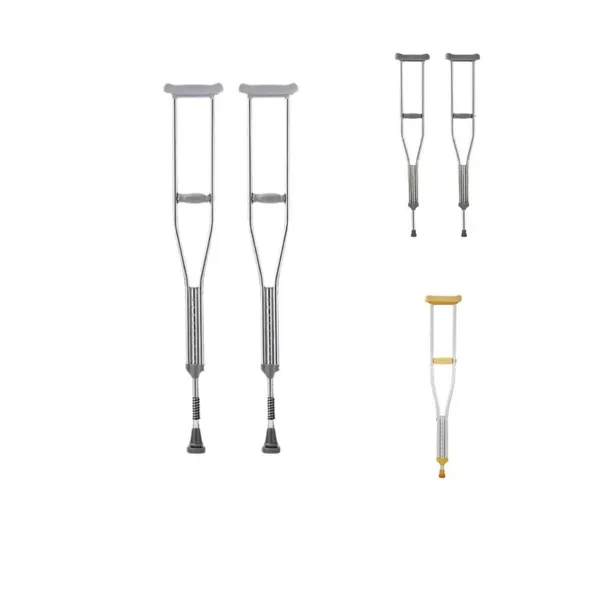 Walking Stick Walking Cane Walking Crutches Aluminium Alloy Lightweight Portable Folding Adjustable Height for Disabled and Elderly photo-2