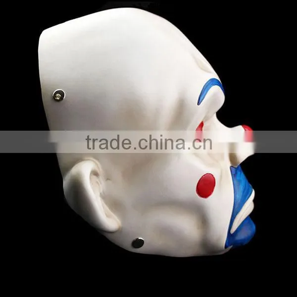 Latest Halloween Mask Joker Robbers Mask Eco-friendly Halloween Resin Mask The Dark Knight Joker Batman Clown Mask photo-6
