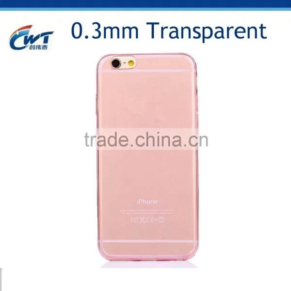 Hot Selling OEM Drop Shipping Tpu Transparet Color Protective Case for Iphone 6/6s photo-3